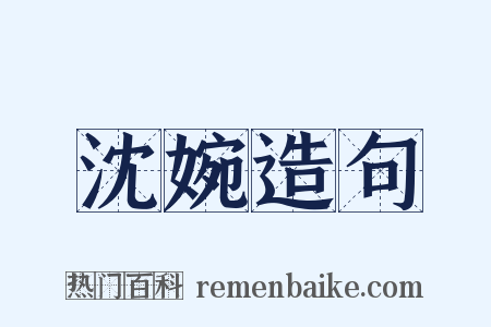 沈婉造句是什么意思的图片